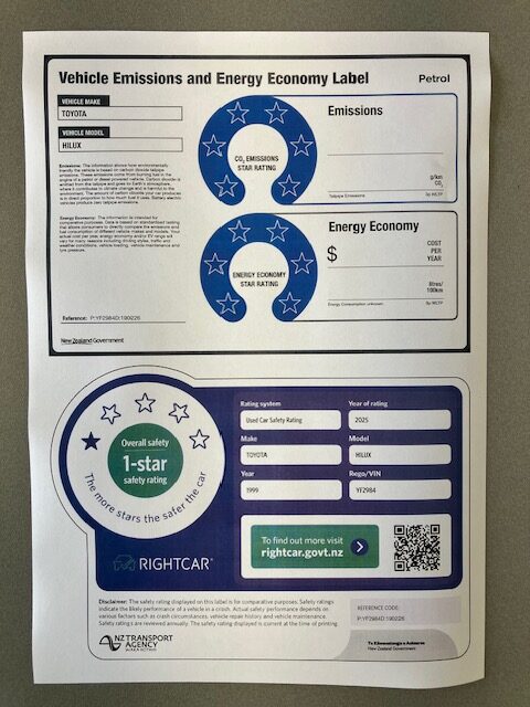 1999 Toyota HiLux. 2.7P, 2WD, Flat Deck